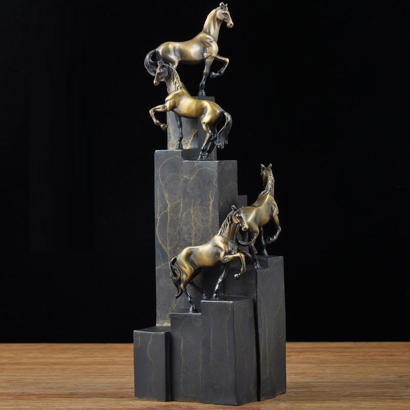 Tượng tứ mã cao cấp bằng đồng