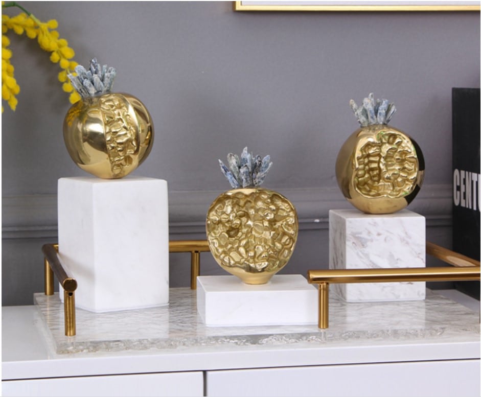 Mẫu lựu đá thạch anh sang trọng để bàn phòng khách