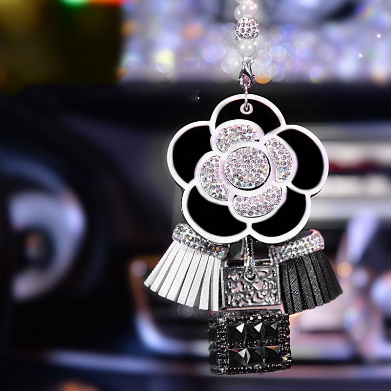 Khánh treo xe ô tô hoa trà Camellia