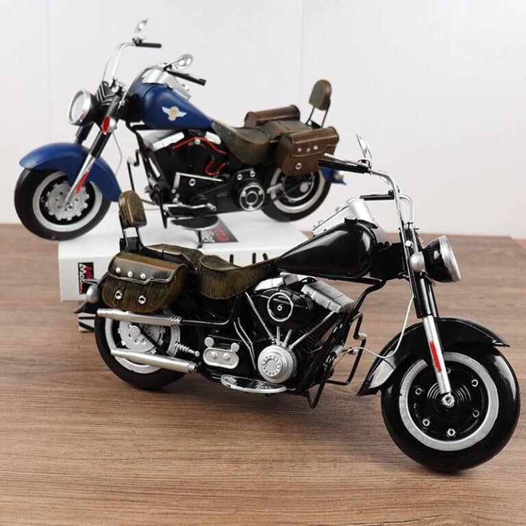 Mô hình xe máy Harley trang trí kệ tủ xinh xắn